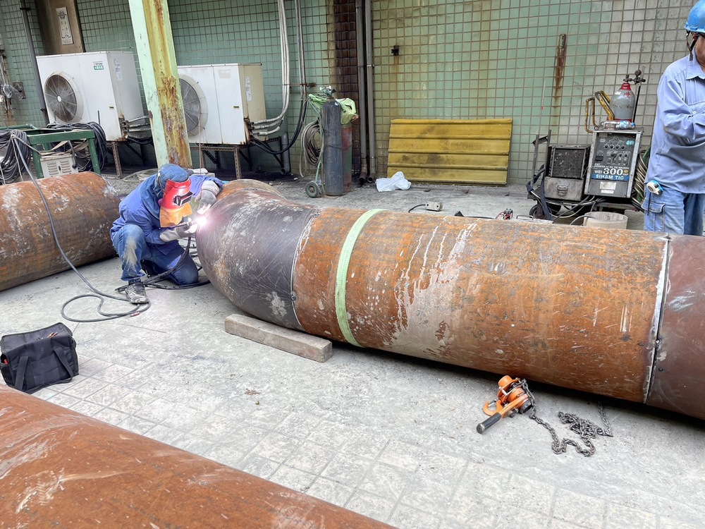 冷卻水塔28吋管線拆除及修復工作的第5張圖片