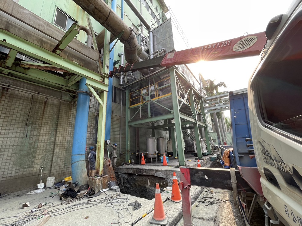 冷卻水塔28吋管線拆除及修復工作的第6張圖片