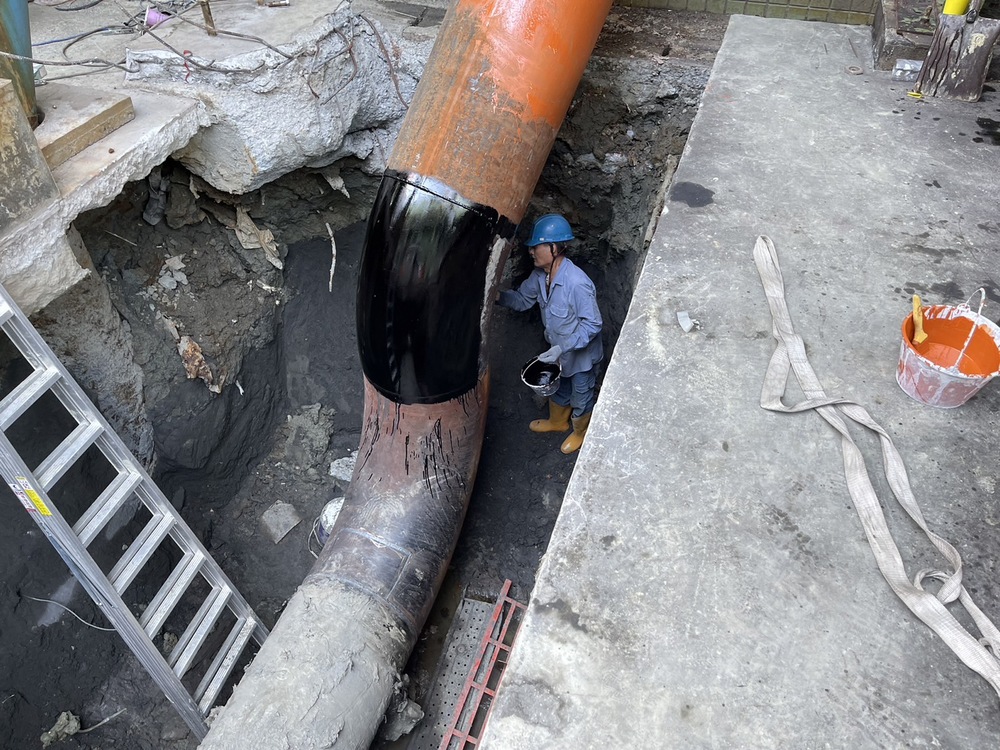 冷卻水塔28吋管線拆除及修復工作的第8張圖片